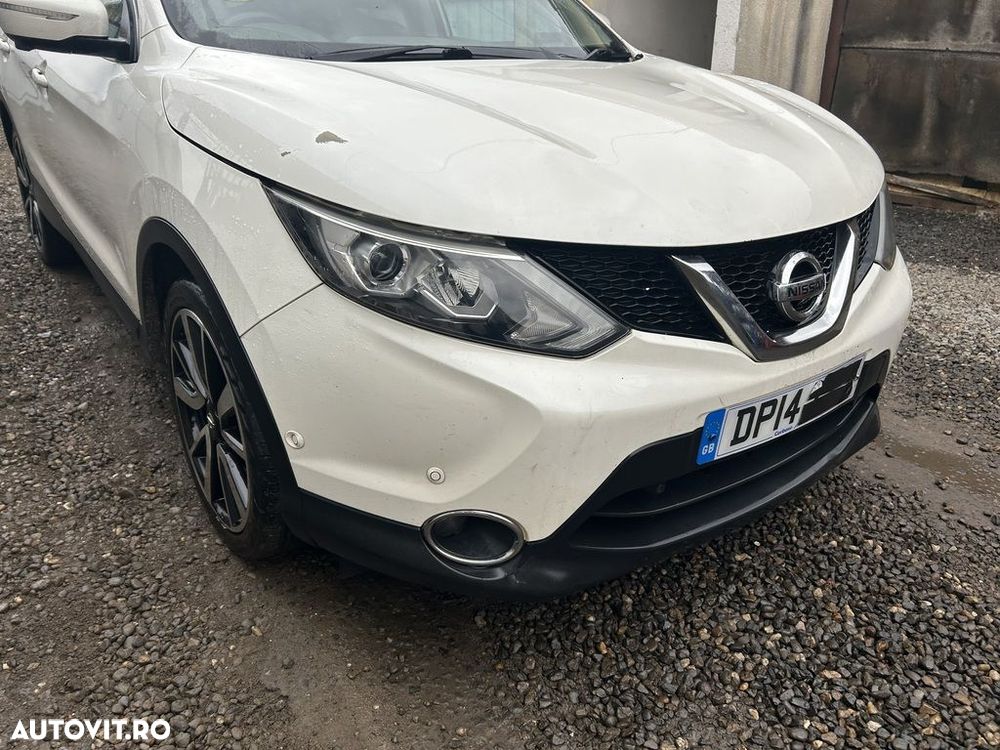 Bara fata Nissan Qashqai J11 2013 - 2017 ALB (1218) model fara spalatoare far - 3