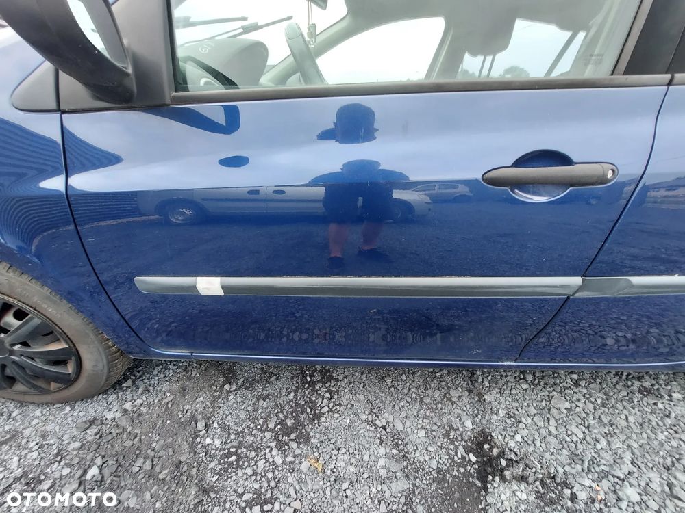 RENAULT CLIO III DRZWI LEWY PRZÓD PRZEDNIE LEWE KOMPLETNE NY432 nr. 6/7 - 2