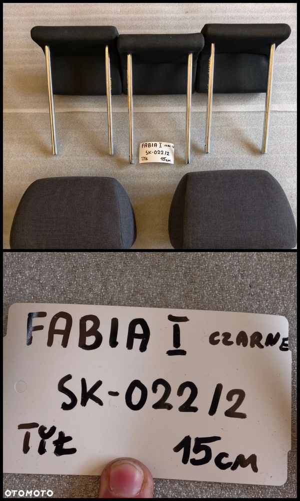 MIX ZAGŁÓWKI ZAGŁÓWEK FOTELI AUDI VW SKODA SAAB RENAULT PEUGEOT FORD MAZDA NISSAN - 14