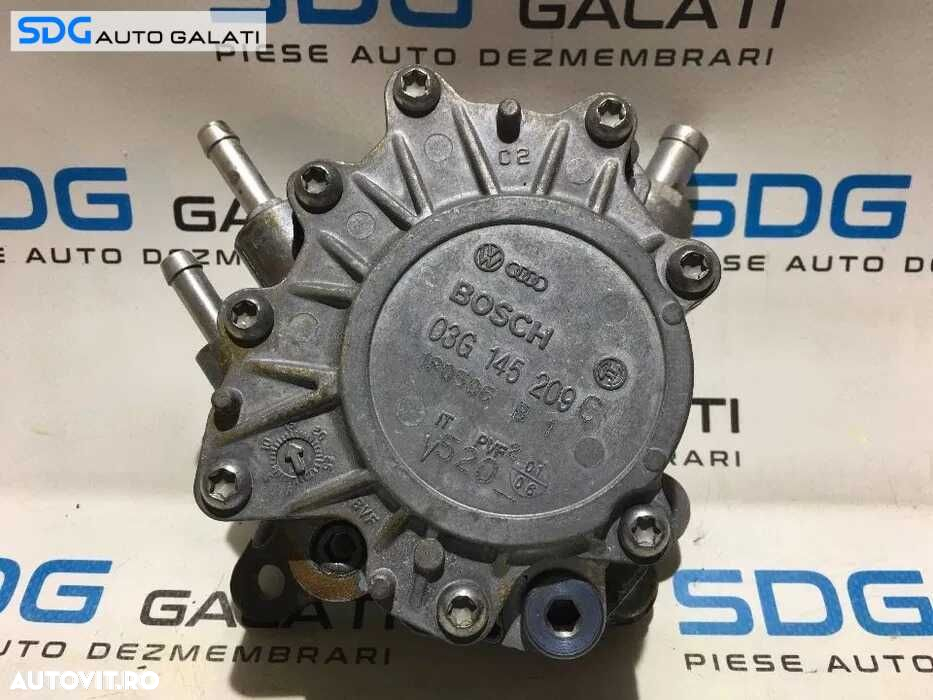 Pompa Vacuum Vacum Tandem BOSCH Volkswagen Passat B6 2.0 TDI CBAA BMA BVE BWV CBAB BKP BUZ BMR CBBB 2005 - 2010 Cod 03G145209C - 2