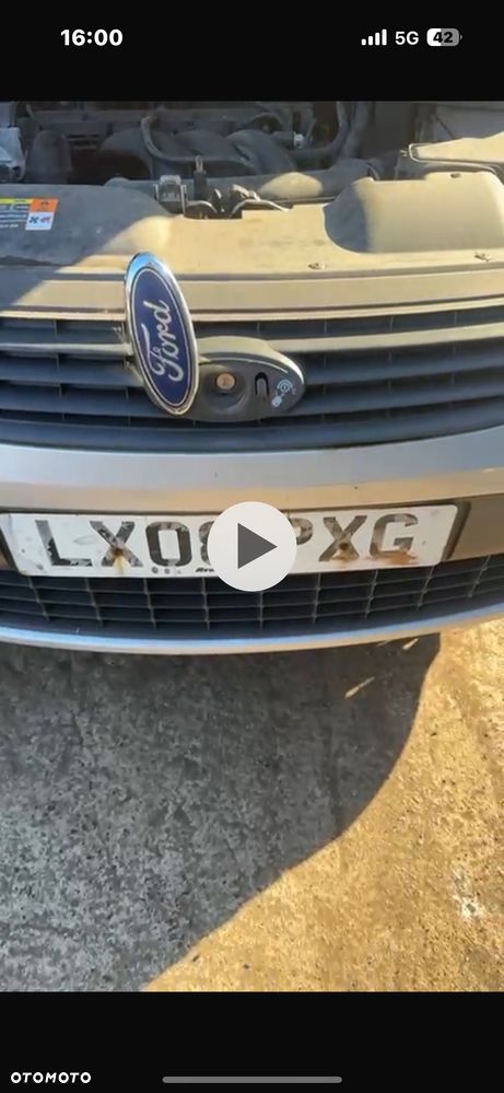 SILNIK KOMPLET Ford Focus II MK2 60 tys 1.6 16V 100KM SHDA SHDB HWDA HWDB film video 60 tys - 12