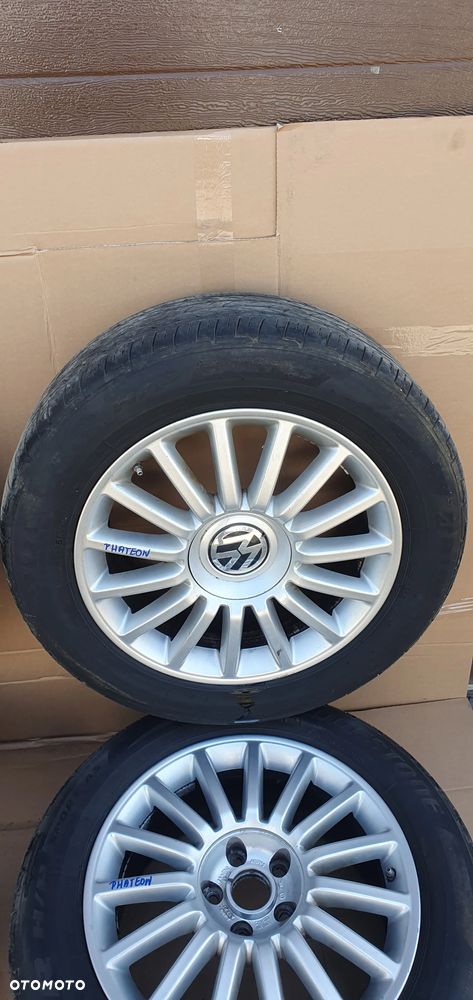 Alufelgi z oponami alusy 5X112 7,5J R17 ET40 VW Phaeton 3D0601025AC - 8