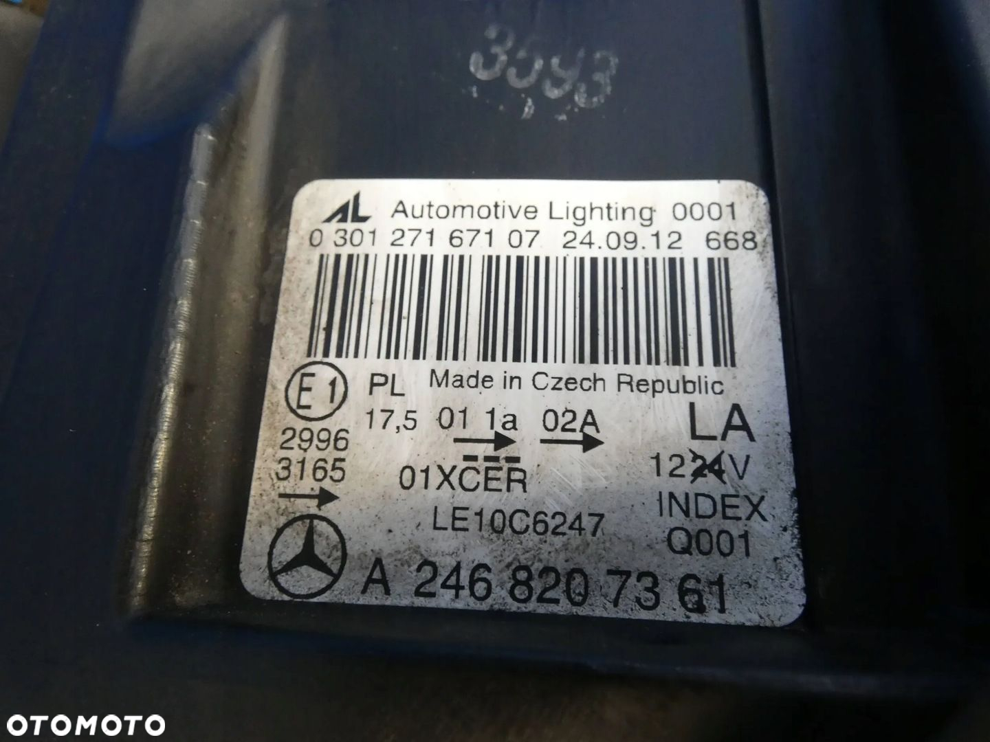 MERCEDES B KLASA W246 LAMPA LEWY PRZÓD PRZEDNIA LEWA BI XENON - 5