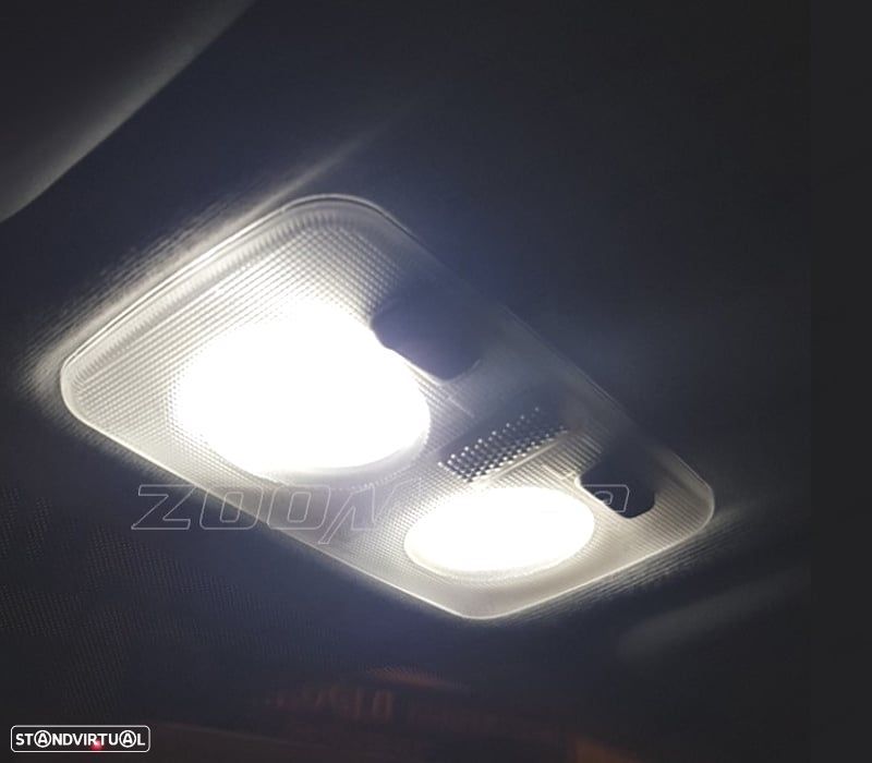 KIT COMPLETO 9 LAMPADAS LED INTERIOR PARA FIAT 03-12 - 2