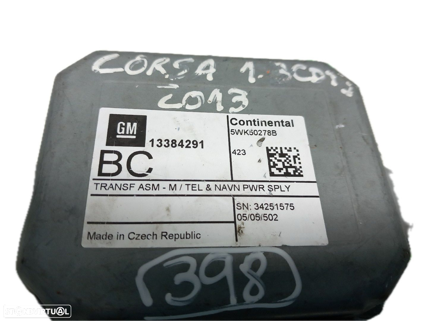 Módulo Eletrónico Opel Astra J Sports Tourer (P10) - 3