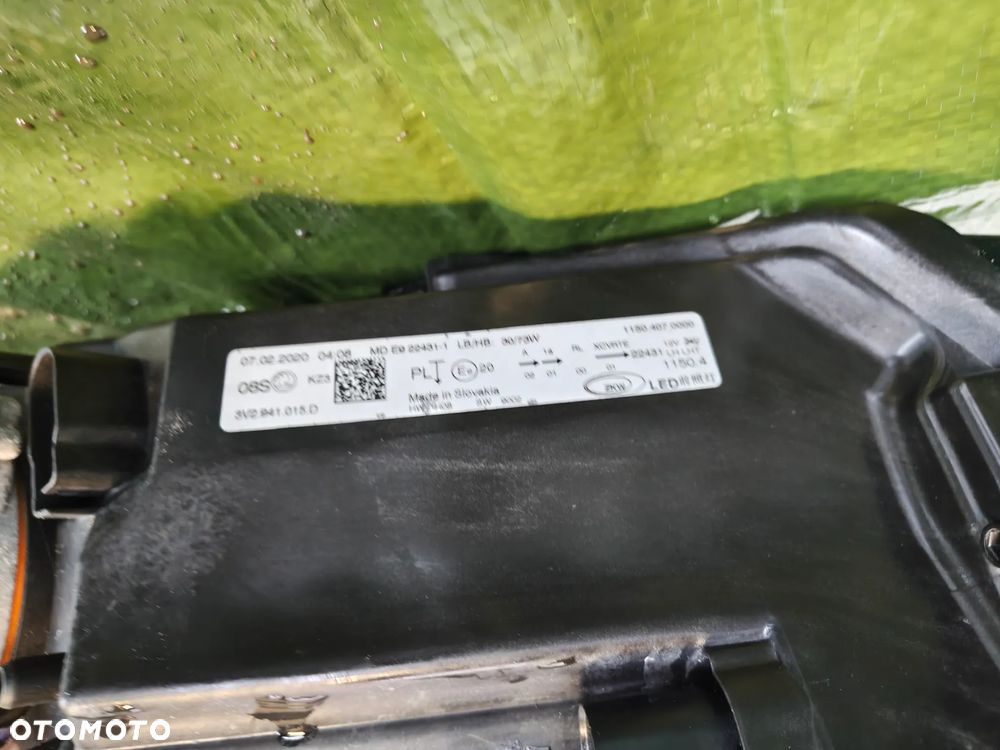 Skoda Superb III lift 3V0 lampa reflektor przód prawa lewa 3V2941015D 3V2941015D - 9