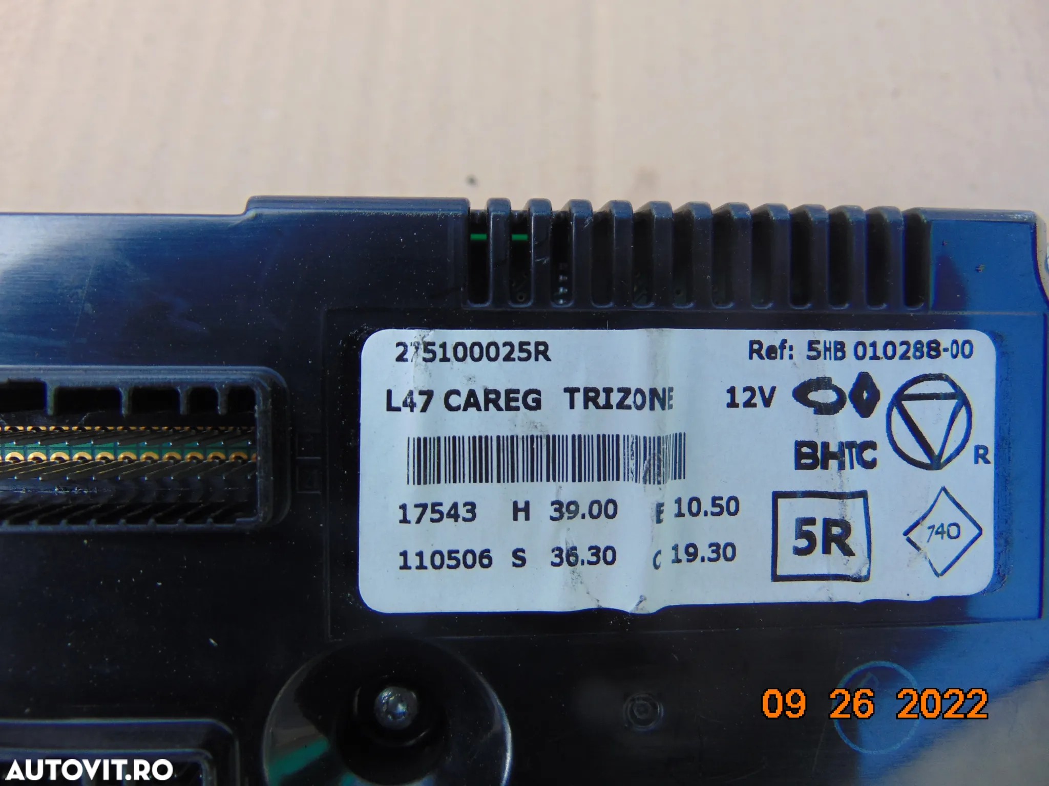 Climatronic Renault Latitude modul panou ac clima renault latitude dezmembrez - 2