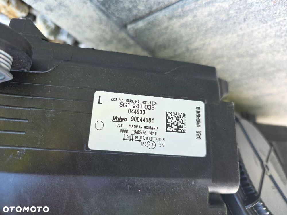 VW GOLF 7 VII 5G1 Lampa lewa przód Bi-Xenon Dynamic Led 5G1941033 Skrętna - 10