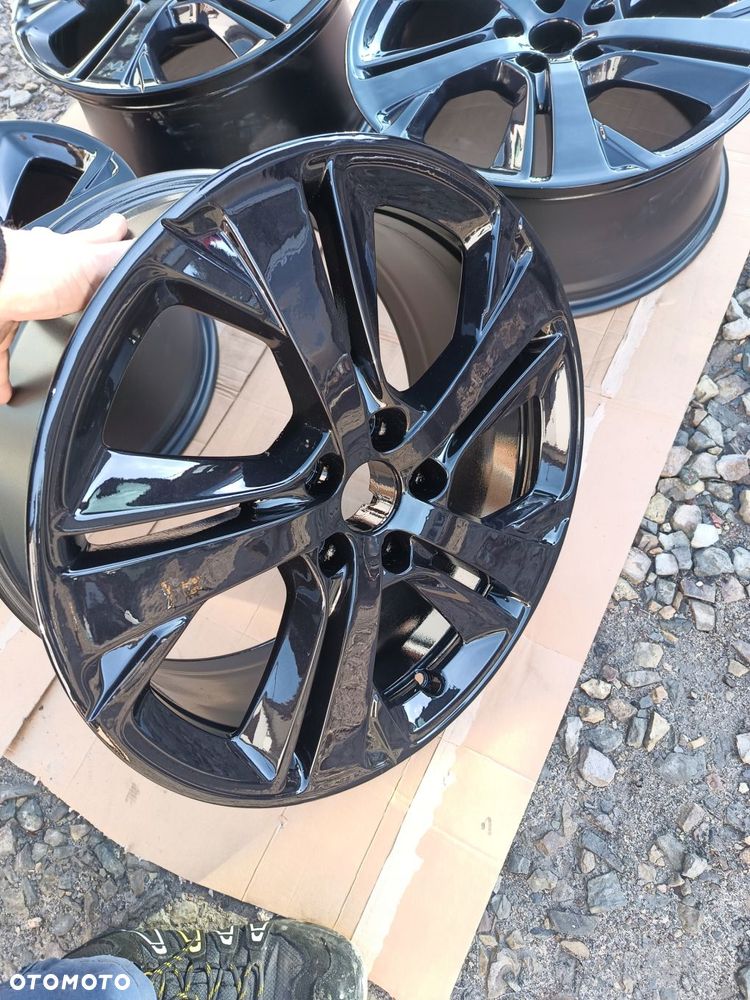 peugeot 308 t9 gt felgi 18" 5x108 8.0j jak nowe czarny połysk 9806253277 - 7