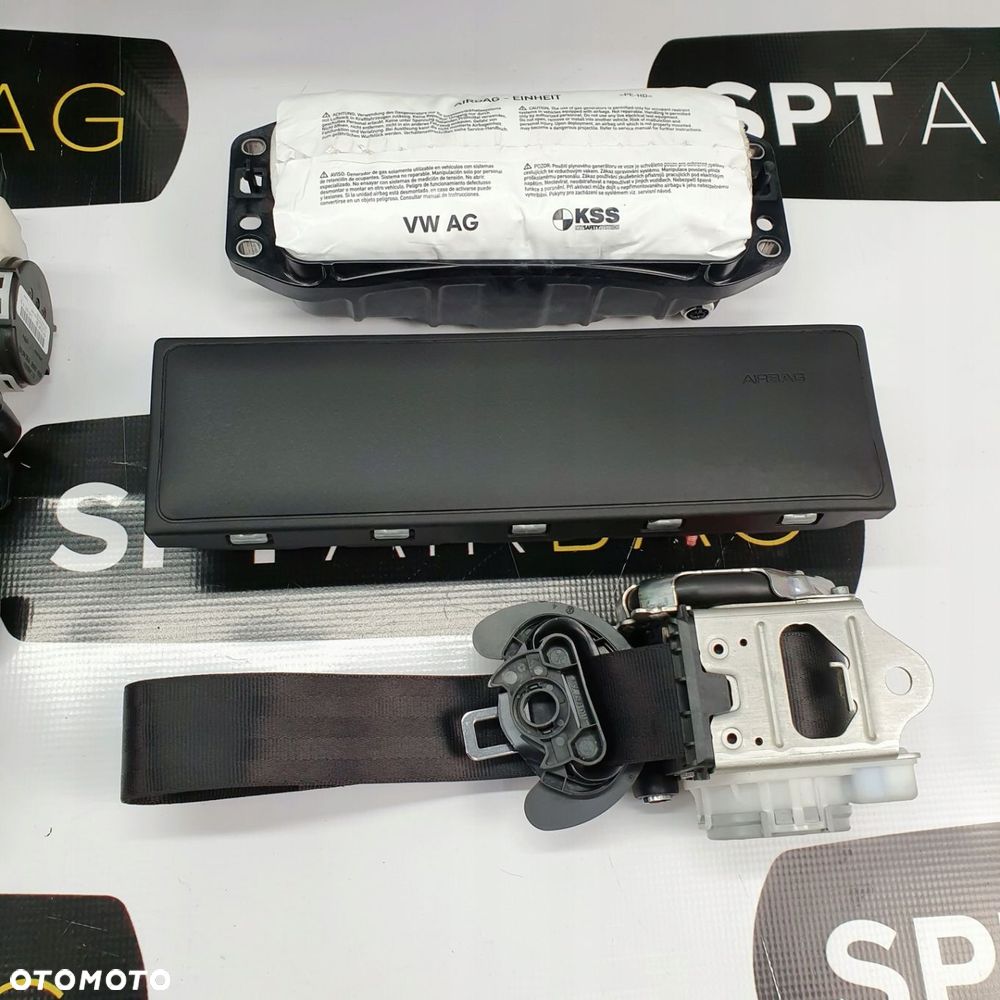 PORSCHA CAYENNE III 3 DESKA ROZDZIELCZA KONSOLA KOKPIT PULPIT PODUSZKI AIRBAG AIR BAG PASY KIT SET - 9