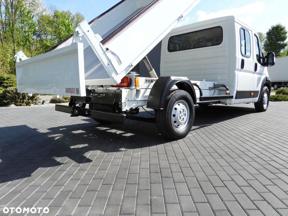 Peugeot BOXER  WYWROTKA PODWÓJNA KABINA DOKA 7 MIEJSC TEMPOMAT KLIMATYZACJA  140KM - 20