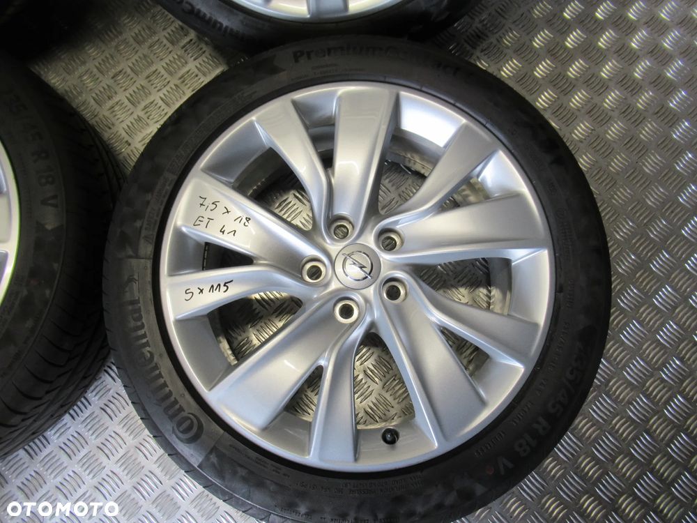 Koła Opel Insignia B Astra J Zafira C Antara 7,5Jx18 et41 5x115 22rok JAK NOWE - 2