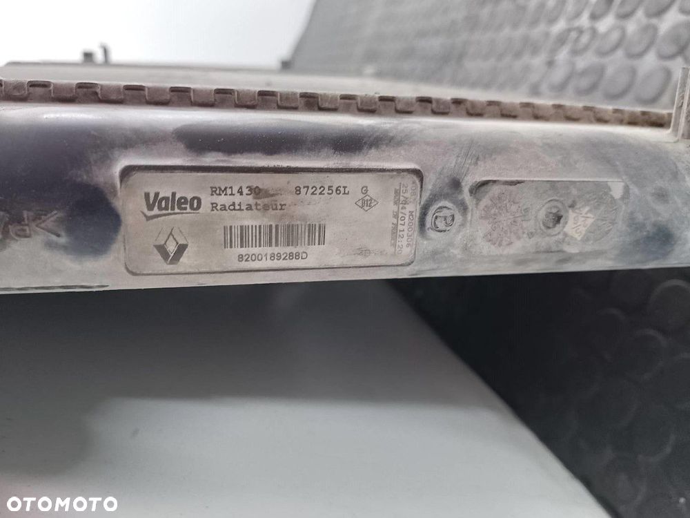 ZESTAW CHŁODNIC WODA KLIMA WENTYLATOR DACIA LOGAN 872256L 1.5 DCI - 3