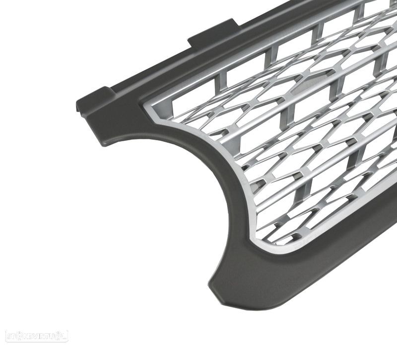 GRELHA FRONTAL RANGE ROVER VOGUE 06-09 LOOK SVA AUTOBIOGRAPHY CROMADA CINZA - 2