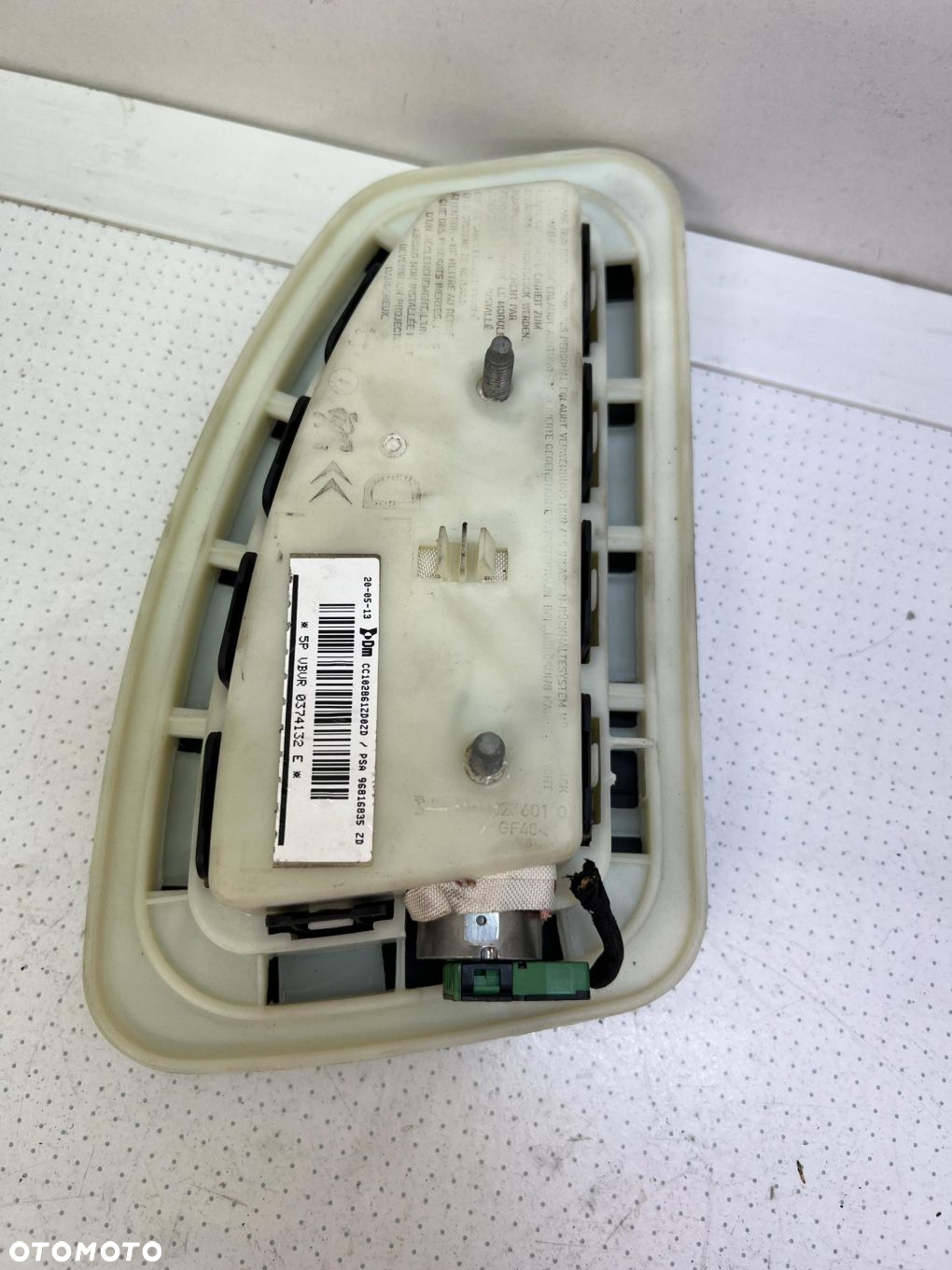 PODUSZKA AIRBAG BOCZNA PRAWA ORYGINAŁ PARTNER III CITROEN BERLINGO III - 3