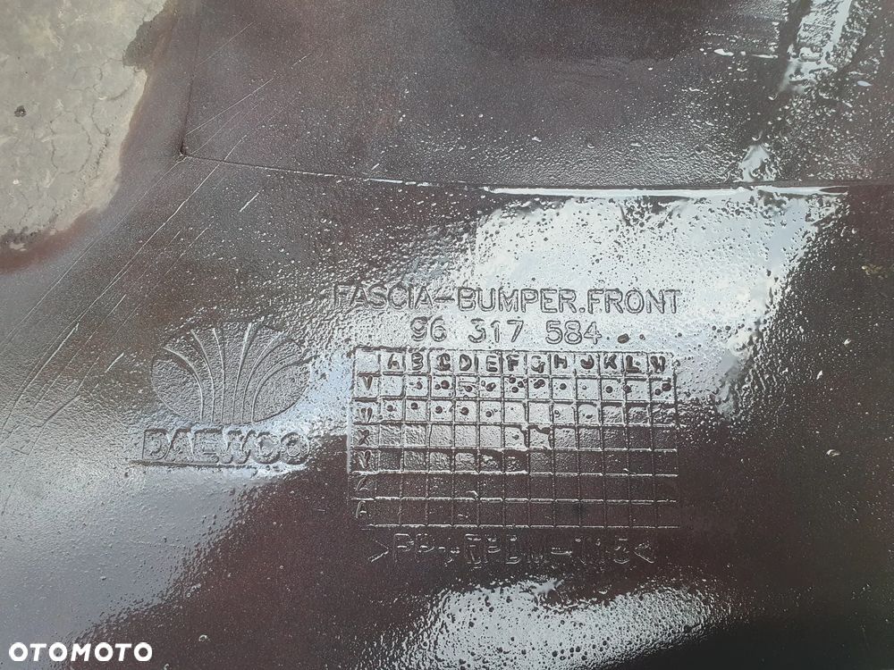 DAEWOO MATIZ ZDERZAK PRZÓD PRZEDNI CZERWONY KOMPLETNY - 14