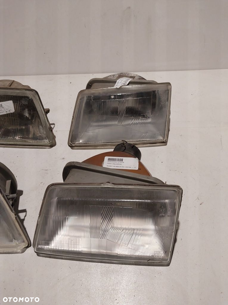 Peugeot 205 lampa przednia przód reflektor prawa lewa prawy lewy - 4