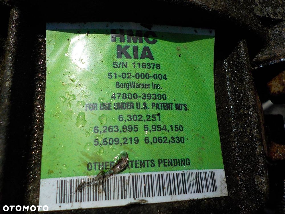 HYUNDAI SANTA FE II  DYFER DYFERENCJAŁ MOST 47800-39300 - 2