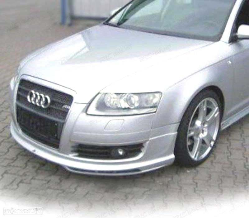SPOILER LIP FRONTAL AUDI A6 C6 04-09 LOOK ABT SEDÁN AVANT - 2