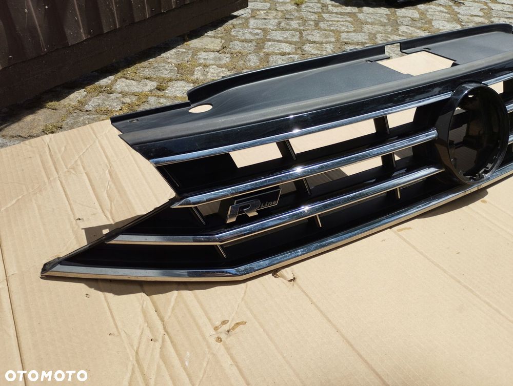 grill atrapa vw passat b8 r-line lift 2019-2023 3g0853651ak - 3