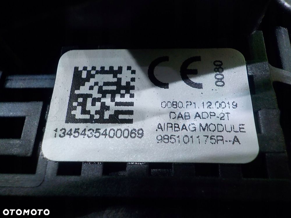 KANGOO II III LIFT 1.5 DCI 13r VAN AIRBAG poduszka kierowcy 985101175R - 5