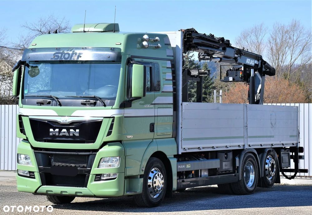 MAN TGX 26.440 SKRZYNIA 6,60m *ATLAS 125.2V-A12B - 4