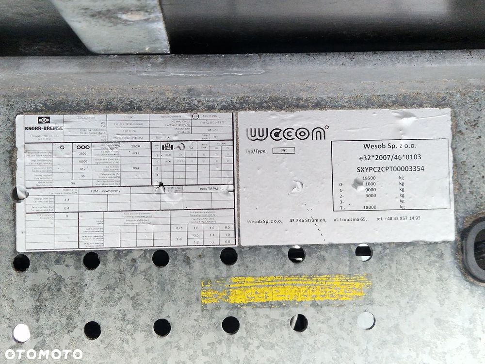 Wecon FIRANKA / 7,70m / ZAWIESIE POD WÓZEK / TANDEM / IDEALNY STAN / 2021r - 24