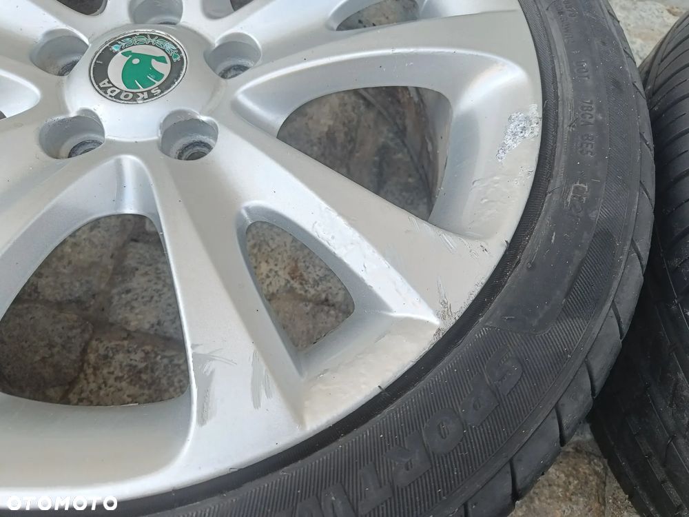 Felgi Aluminiowe 17 Skoda Superb 2 II 5x112 ET49 3T0601025D Koła Seat Audi VW 7,5Jx17H2 - 7