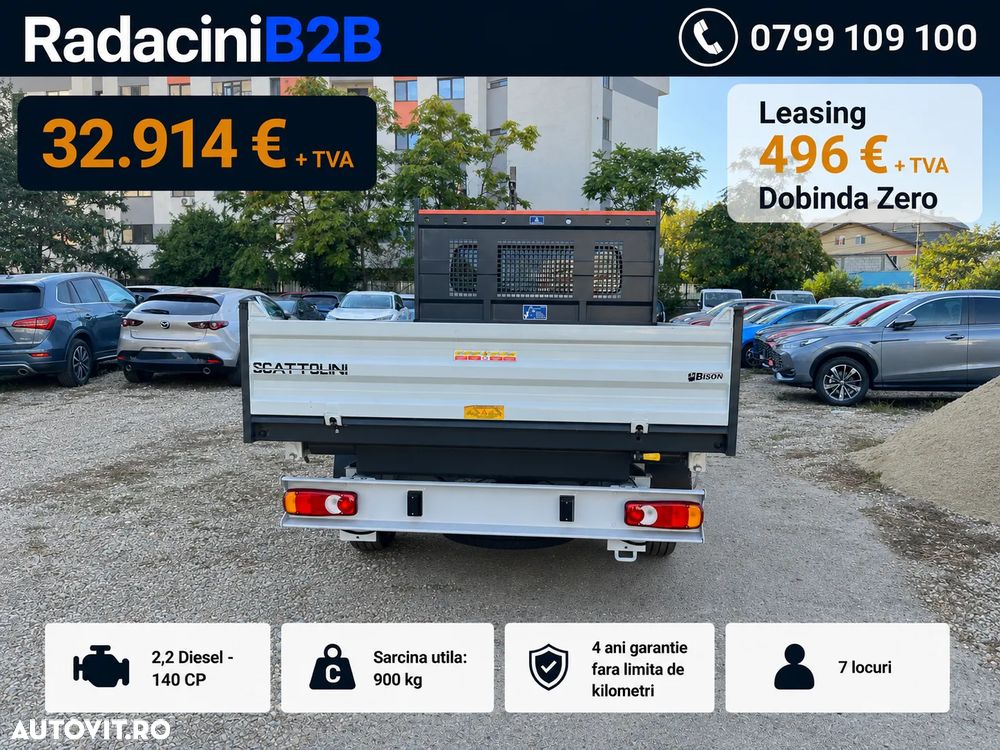 Fiat Fiat Ducato Basculabil 3 Părți ,7 Locuri, 900 kg, Dobândă 0% - 8
