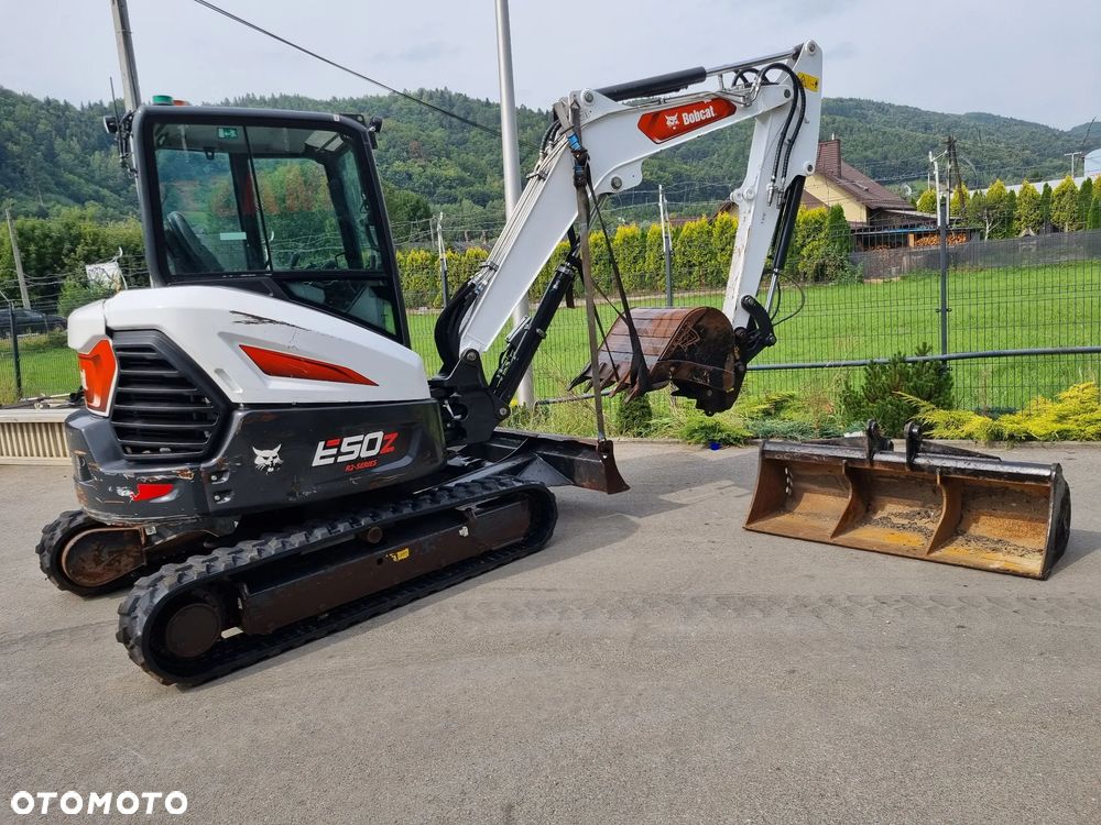Bobcat E50Z Koparka 5 ton Jak Nowa 2022rok z norwegii 1300mtg Klimatyzacja. uwaga (mały defekt) błąd komunikacji. Silnik perfekt okazyjna cena