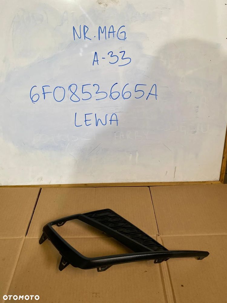 KRATKA ZDERZAKA LEWA PRZÓD SEAT IBIZA V 6F0853665A - 1
