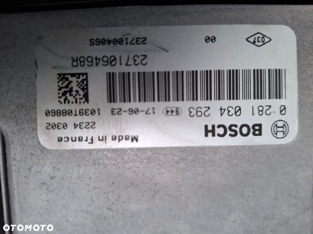 Renault Scenic IV 1,6 DCI komputer sterownik 237106468R - 1