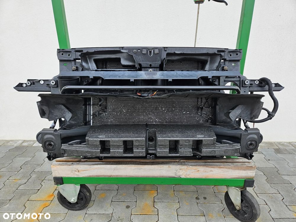 VW TOUAREG 7P 10-18R PAS PRZEDNI PRZOD 3.0 TDI CHLODNICE WENTYLATORY BELKA WZMOCNIENIE KOMPLET 7P0121201 J - 1