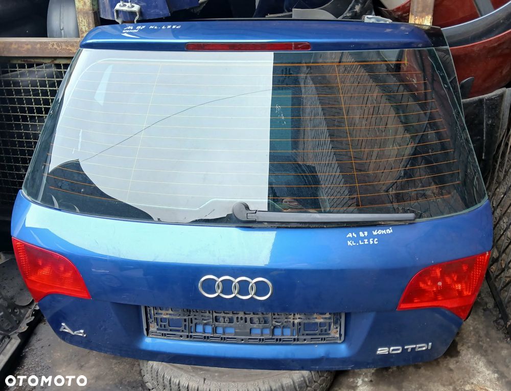Audi A4 B7 Kombi klapa bagażnika kod lakieru LZ5C - 1