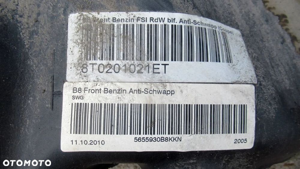 AUDI A5 8T 2.0 TFSI ZBIORNIK PALIWA BAK 8T0201021ET - 3