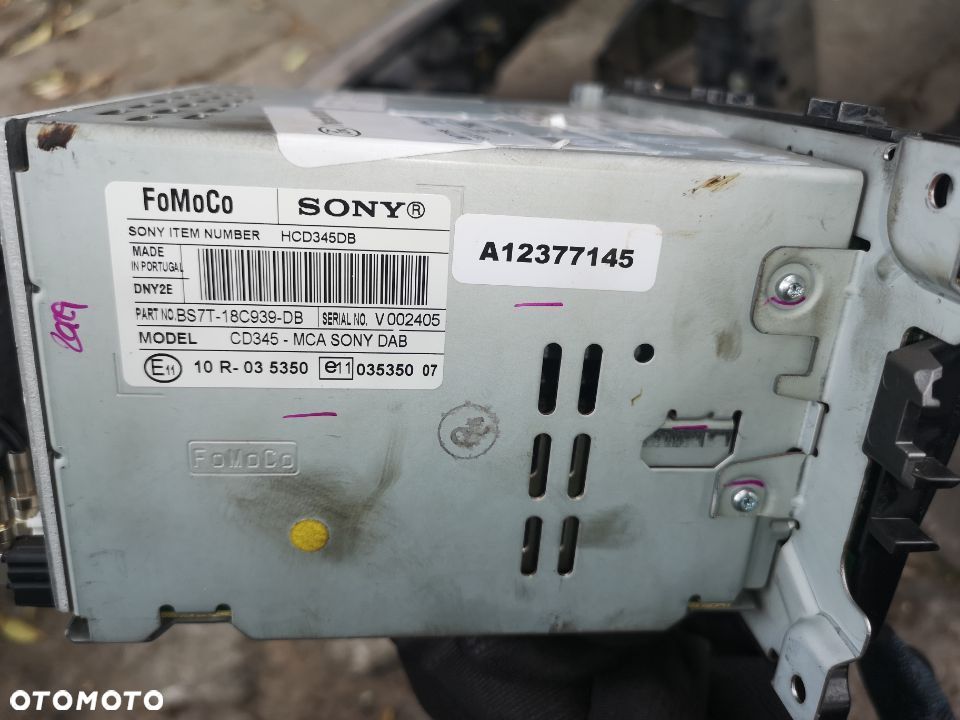 RADIO Ford Galaxy Mk3 LIFT CD345 Z KODEM - 2