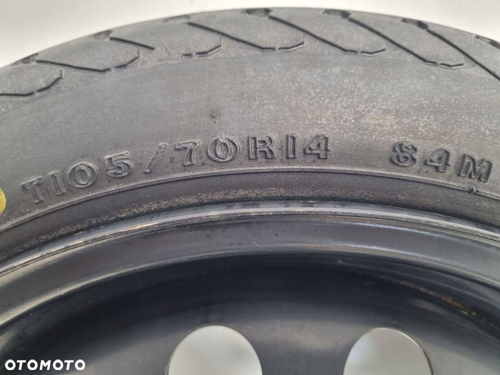 KOŁO DOJAZDOWE ZAPASOWE Nissan Micra K12 Note 105/70 R14 4x100 40300AX677 - 9