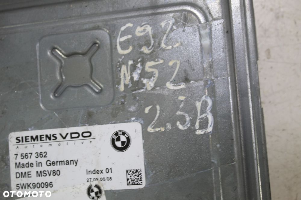 ZESTAW STARTOWY CAS BMW E92 N52B25 2.5B 7567362 6943814 - 10