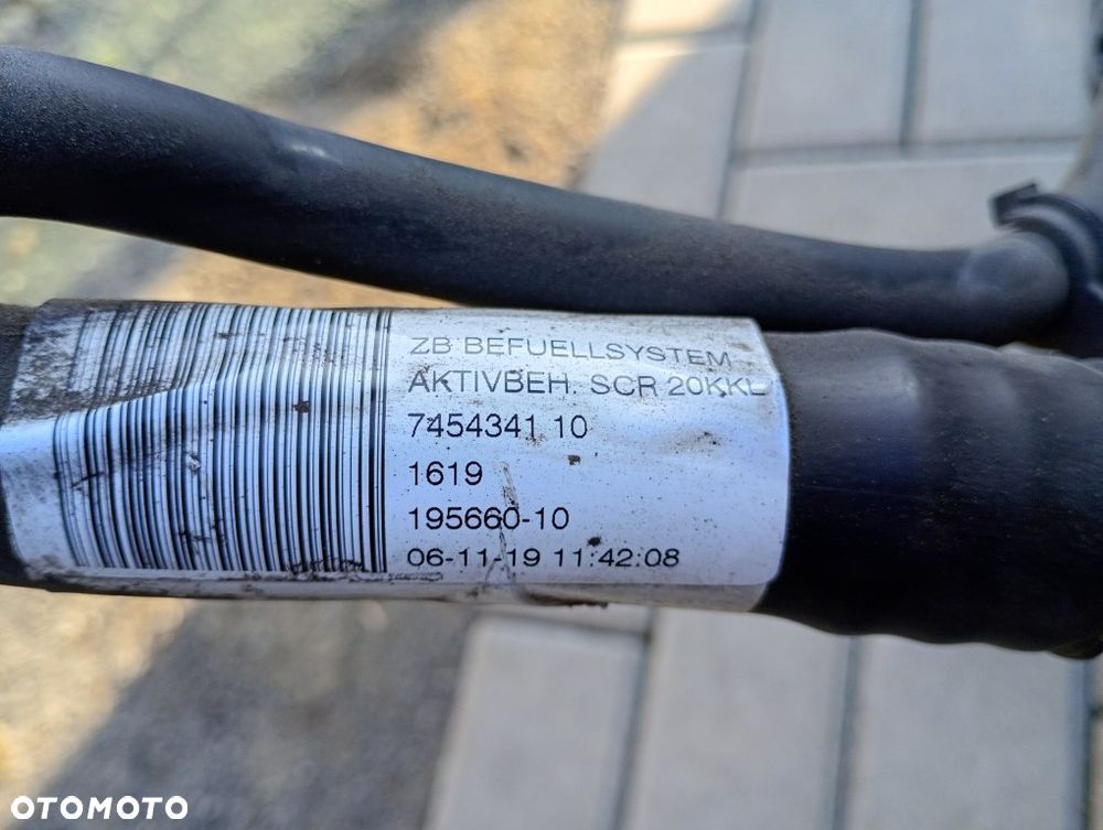 zbiornik adblue pompa przewód bmw 3 g20 g21 2.0 d 190 km 7418879 7454338 - 13