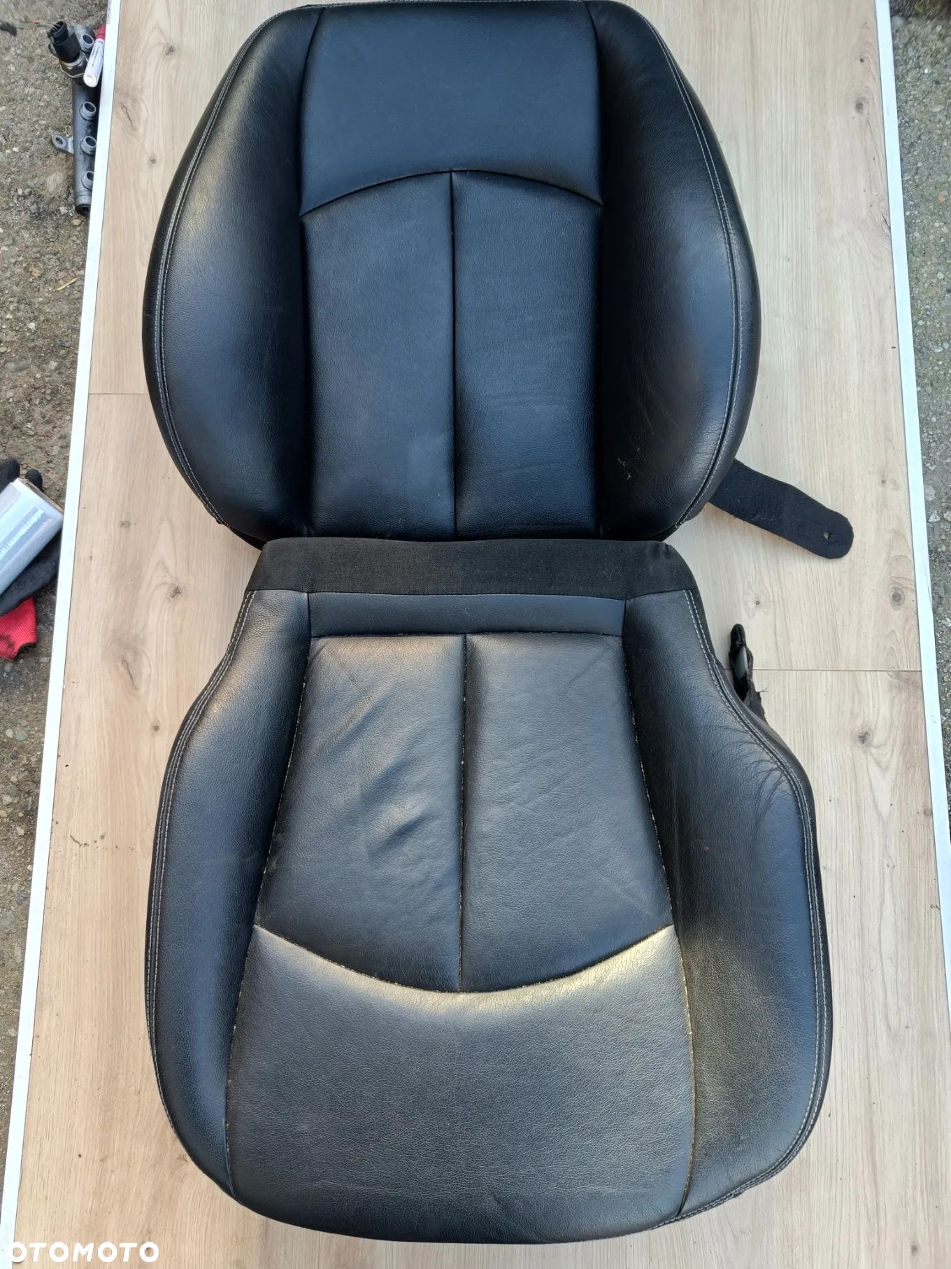 MERCEDES W211 LIFT FOTEL LEWY KIEROWCY SKÓRA SPORT EVO - 1