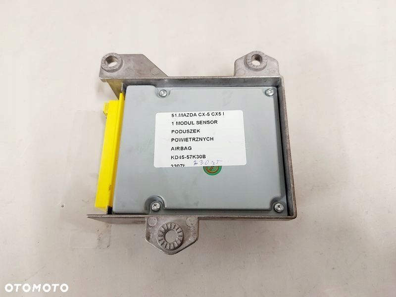 mazda cx-5 cx5 i 1 moduł sensor poduszek powietrznych airbag kd45-57k30b - 4
