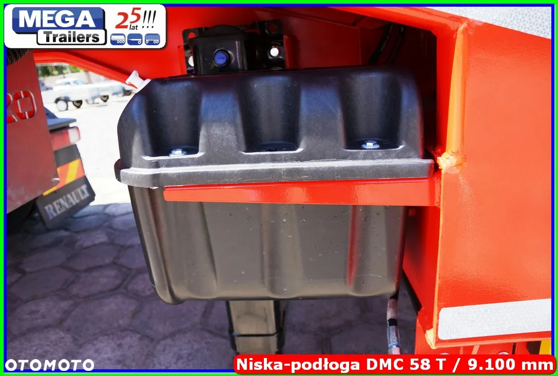 Mega Niskopodwozie 3 osie, 58 T DMC, dł. 910 cm, oś skrętna !!! - 33
