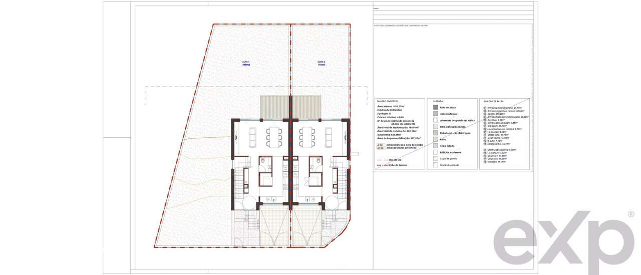 2 Terrenos com Projetos Aprovados para Moradias T3 – A 3 Minutos do Ce - Grande imagem: 4/6