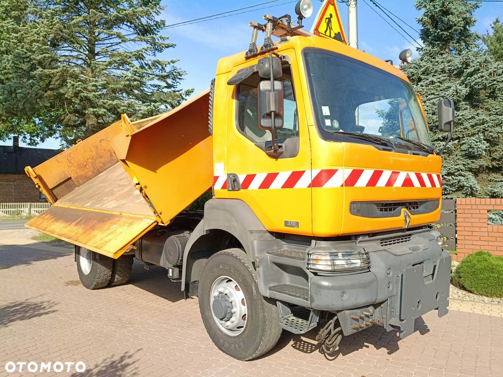 Renault KERAX 370 DCI 4x4 Wywrotka Bordmatic x 2 zimowe utrzymanie - 9