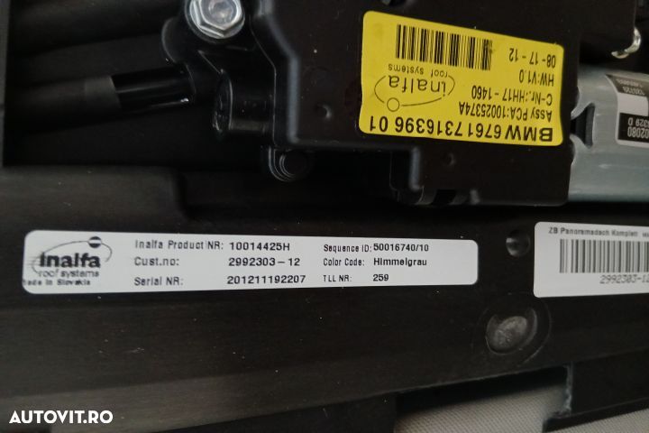 Trapa electrica 2992303 7316396 9137054 2992303 7316396 9137054 BMW X - 8