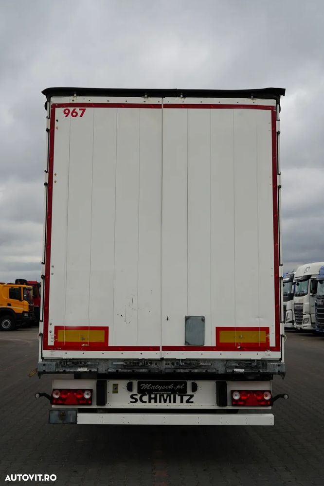 Schmitz Cargobull CORTINĂ / JOLODA / REMORCA RODA / VARIOS / 385/55 R22.5 / ACOPERIȘ CULISANT - 12