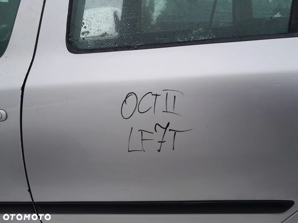 SKODA OCTAVIA II DRZWI LEWE TYLNE LEWY TYŁ KOMBI KOLOR: LF7T - 2