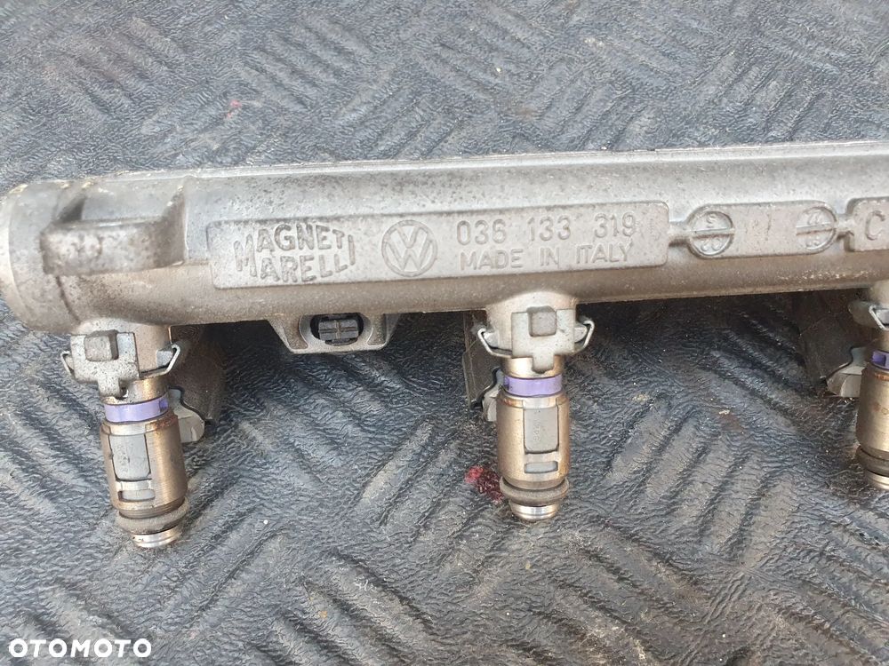 VOLKSWAGEN AUDI SKODA SEAT 1.6 16V WTRYSKI WTRYSKIWACZ WTRYSK IWP123  036133319 LISTWA KOMPLET - 2