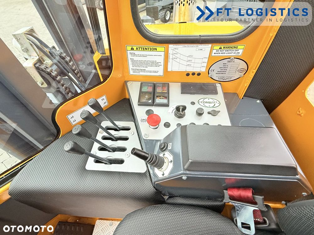 Combilift WÓZEK CZTEROKIERUNKOWY - WIELOKIERUNKOWY | COMBILIFT C4000 | GAS | DUPLEX 4100MM | PRZESUW WIDEŁ | WOLNY SKOK | NOWE OPONY | PO SERWISIE | STAN IDEALNY | Szeroka oferta wózków czterokierunkowych i bocznych, dopasowanych do różnorodnych potrzeb i zastosowań - 15