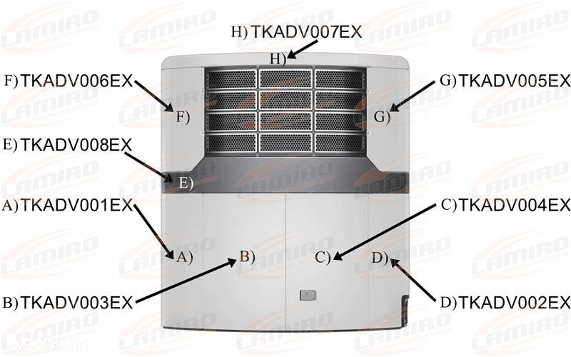 AGREGAT Advancer Thermo King OBUDOWA PRAWA DRZWI DOLNA - 4